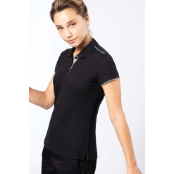 WK271 Ladies' short-sleeved contrasting DayToDay polo shirt