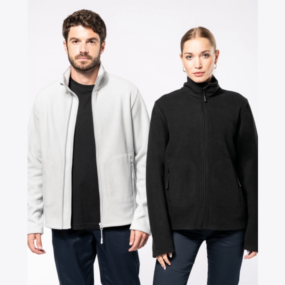 K9121 Unisex Eco-firendly micro-polarfleece jacket
