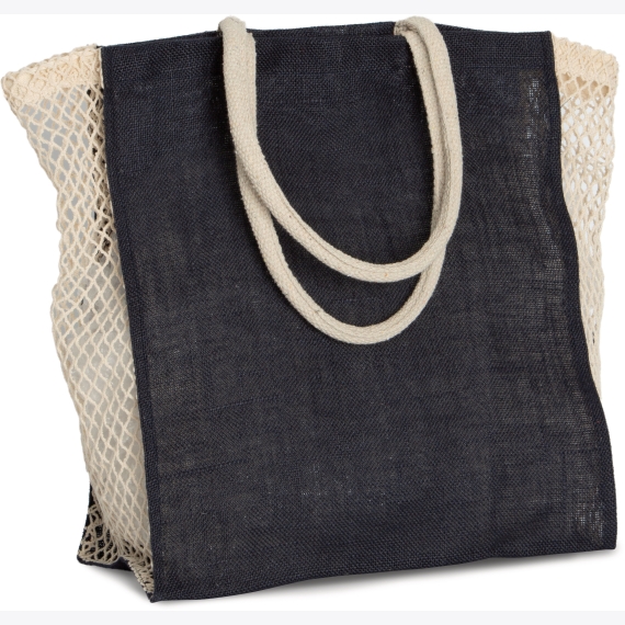 KI0281 Shopping bag with mesh gusset