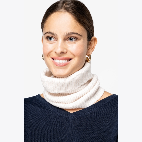 Eco-friendly unisex merino wool neckwarmer