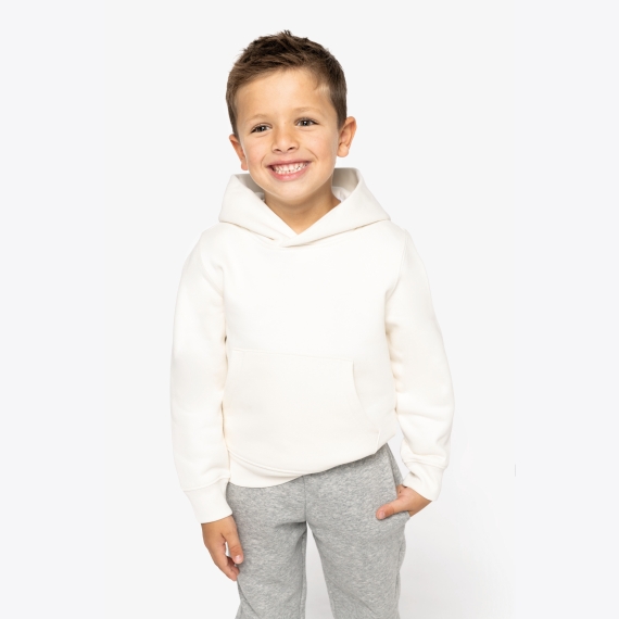 Kids' eco-friendly hooded sweatshirt
