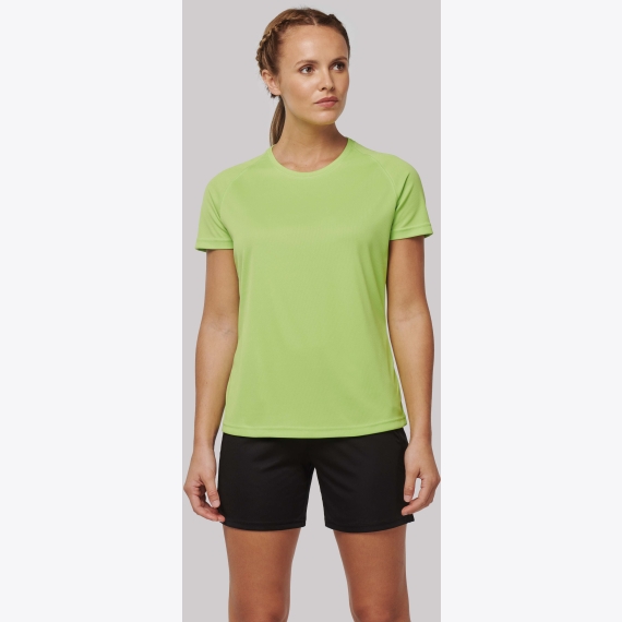 PA4013 Ladies recycled round neck sports T-shirt