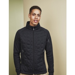 ID 0826 Men's quilted fleece jacket