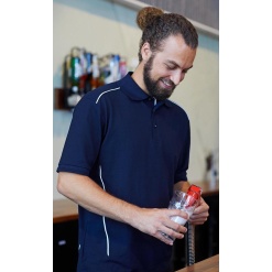 ID 0328 Pro Wear Polo shirt piping
