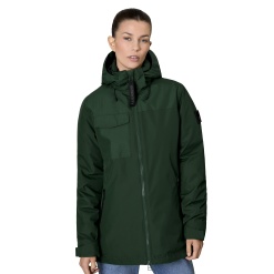 Kapuutsiga parka naistele