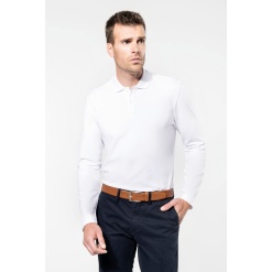 PK202 Men's long-sleeved Supima® polo särk
