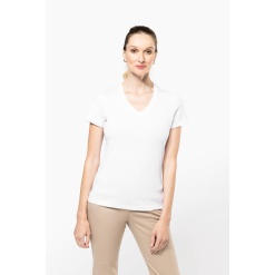 PK305 Ladies' V-neck short-sleeved Supima® t-särk