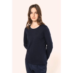 Naiste Supima® t-särk pikkade varrukatega 190 g