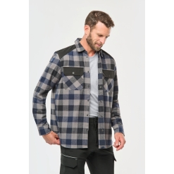 WK520 Men's Checked shirt with pockets