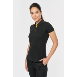 WK271 Ladies' short-sleeved contrasting DayToDay polo shirt