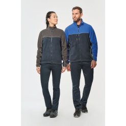 Unisex eco-friendly kahevärviline fliis jakk