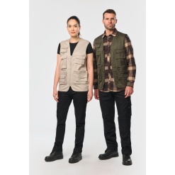 Unisex töövest paljude taskutega 65/35