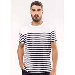 K3033 Mens Organic crew neck sailor T-shirt