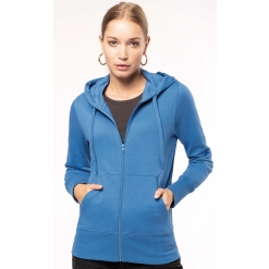 K4031 Ladies eco-friendly zip-through hoodie