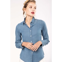 K509 Kariban Chambray teksasärk naistele