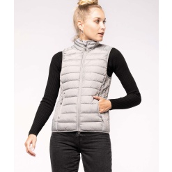 Ladies' lightweight sleevless padded jacket