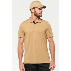 WK270 Men's short-sleeved contrasting DayToDay polo shirt