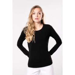 K3017 Ladies long-sleeved crew neck t-shirt