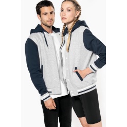 K4003 Unisex Teddy jacket with hood