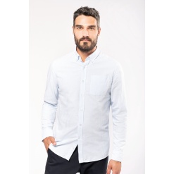 K516 Kariban Washed Oxford LSL triiksärk