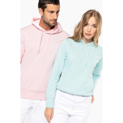 Mens eco-friendly hooded sweatshirt