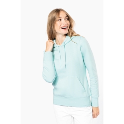 K4028 Ladies eco-friendly hooded sweatshirt