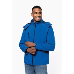Meeste kapuutsiga soft-shell