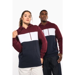 Unisex Tricolour Hooded sweat