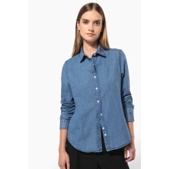 Chambray teksasärk naistele