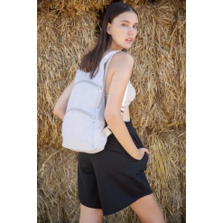 KI5101 Recycled backpack with anti-theft back pocket