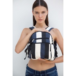 KI5108 Recycled backpack - Striped pattern