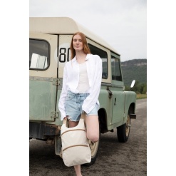 Seljakott taaskasutatud materjalidest