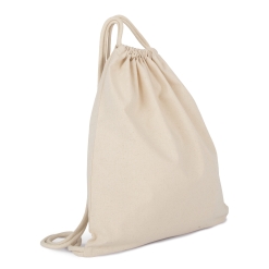 K-loop organic cotton drawstring bag