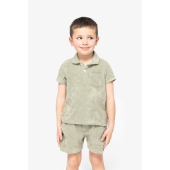 NS218 Kids' Terry Towel polo