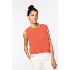 NS342 Faded Cropped T-shirt