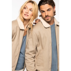 NS612 Unisex eco-friendly sherpa neck jacket