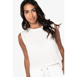 Naiste eco-friendly cropped T-särk
