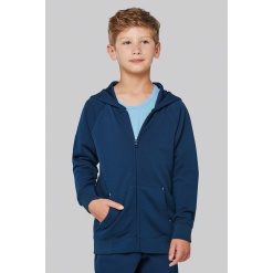 PA386 Kids zipped fleece hoodie