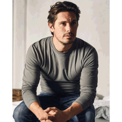 PD 4081 Slim Fit LS T-särk