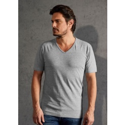 Meeste V-kaelusega Slim Fit-T