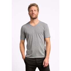Meeste V-kaelusega Slim Fit T-särk