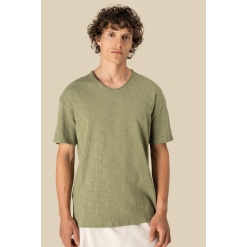 Meeste T-särk dropped shoulder slub