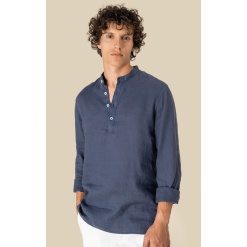 Meeste linane "mao-kaelusega" triiksärk