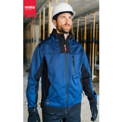VE206007 Two-Tone Soft Shell Hooded Jacket
